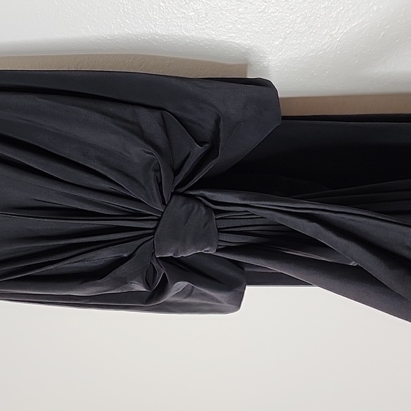 NEW Misa Los Angeles Domino MAXI Dress Twisted Knot RICH BLACK Luxury Summer - Picture 7 of 15